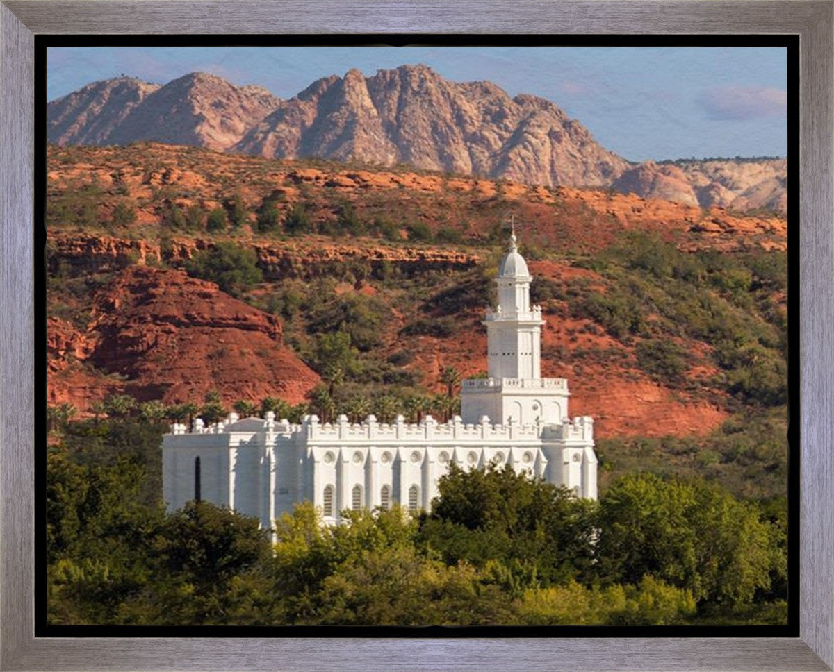 St George Red Cliffs Gallery Wrap