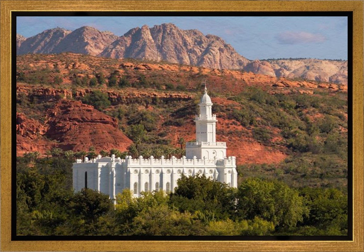 St George Red Cliffs Gallery Wrap