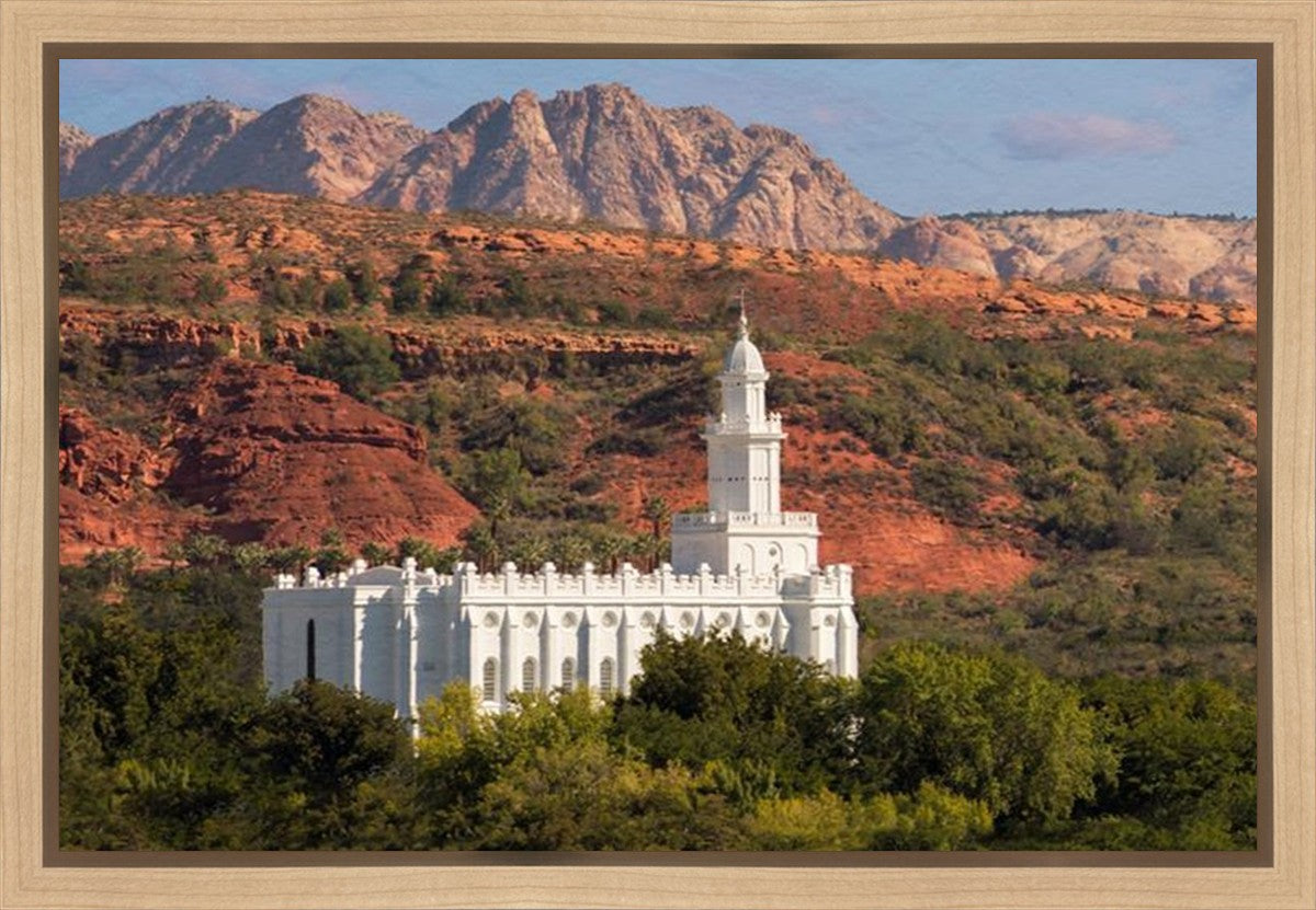 St George Red Cliffs Gallery Wrap
