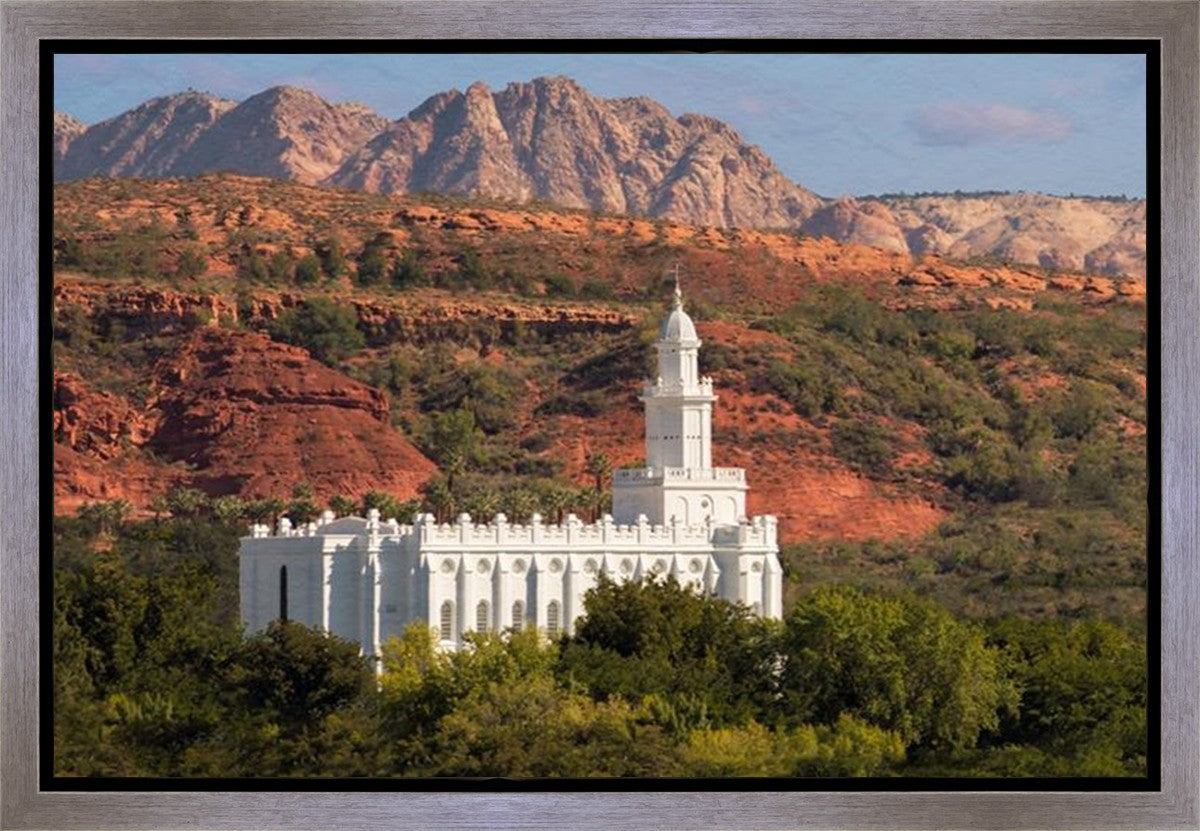 St George Red Cliffs Gallery Wrap