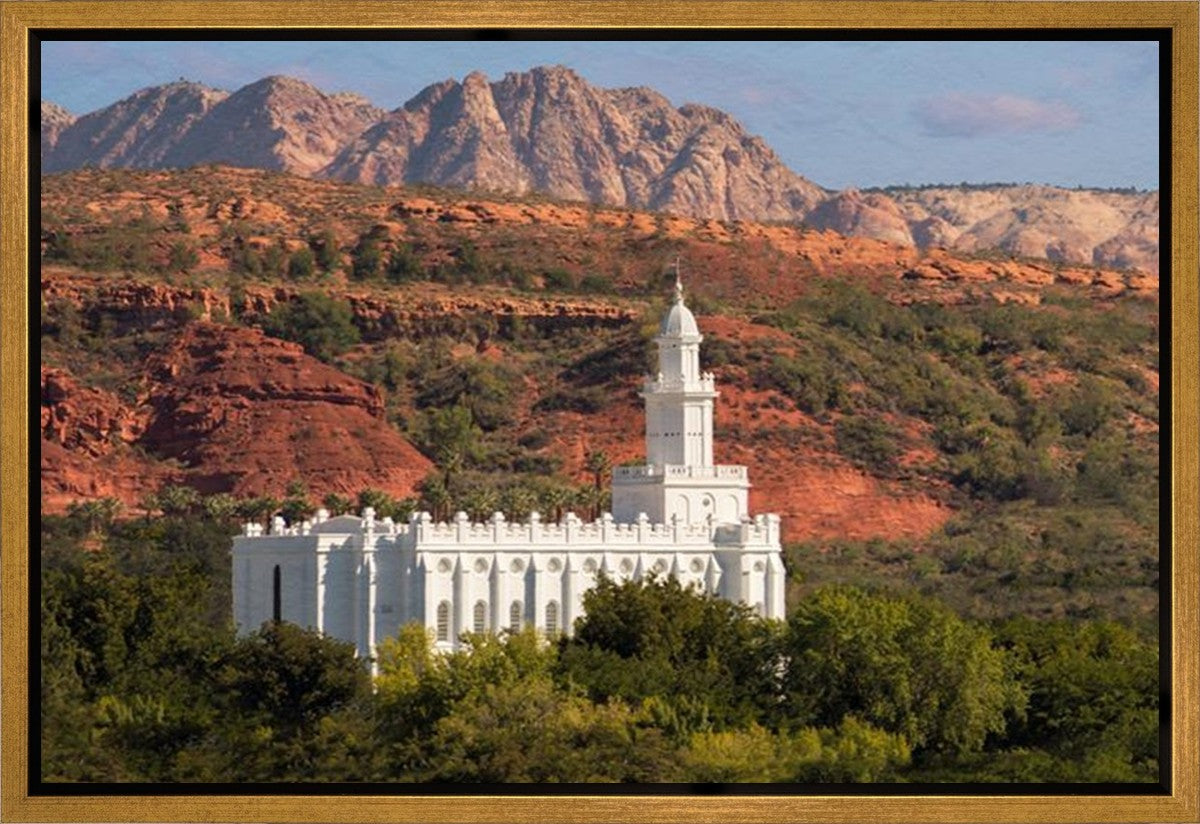 St George Red Cliffs Gallery Wrap