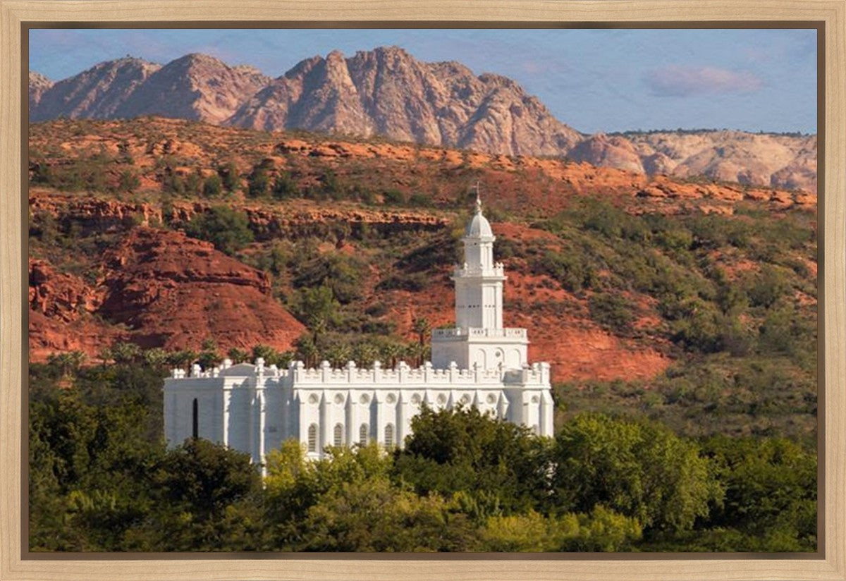St George Red Cliffs Gallery Wrap