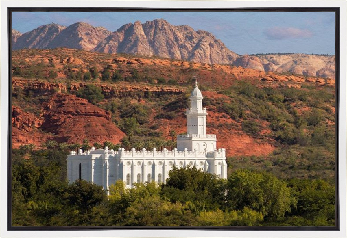 St George Red Cliffs Gallery Wrap
