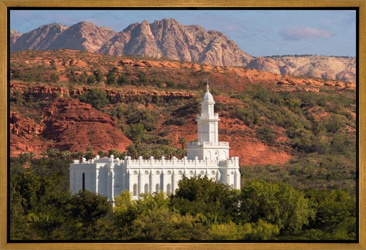 St George Red Cliffs Gallery Wrap