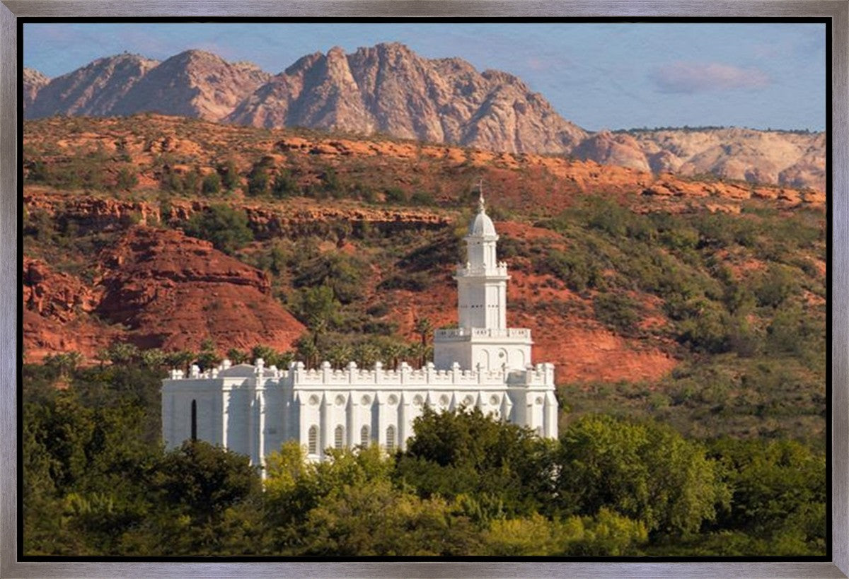 St George Red Cliffs Gallery Wrap
