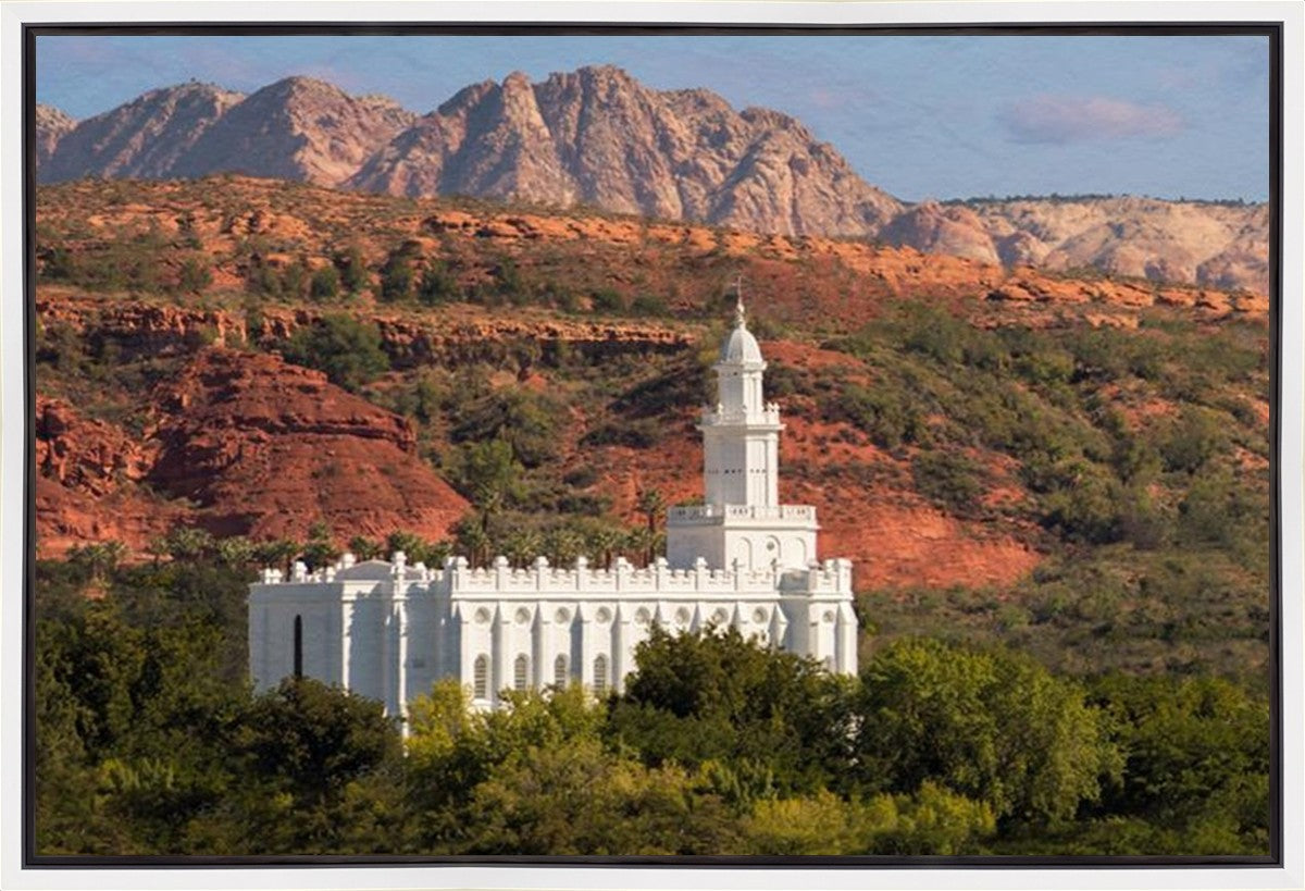 St George Red Cliffs Gallery Wrap