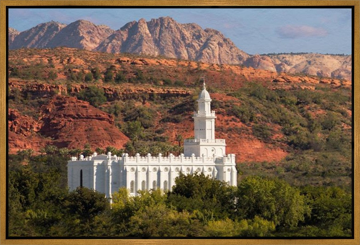 St George Red Cliffs Gallery Wrap