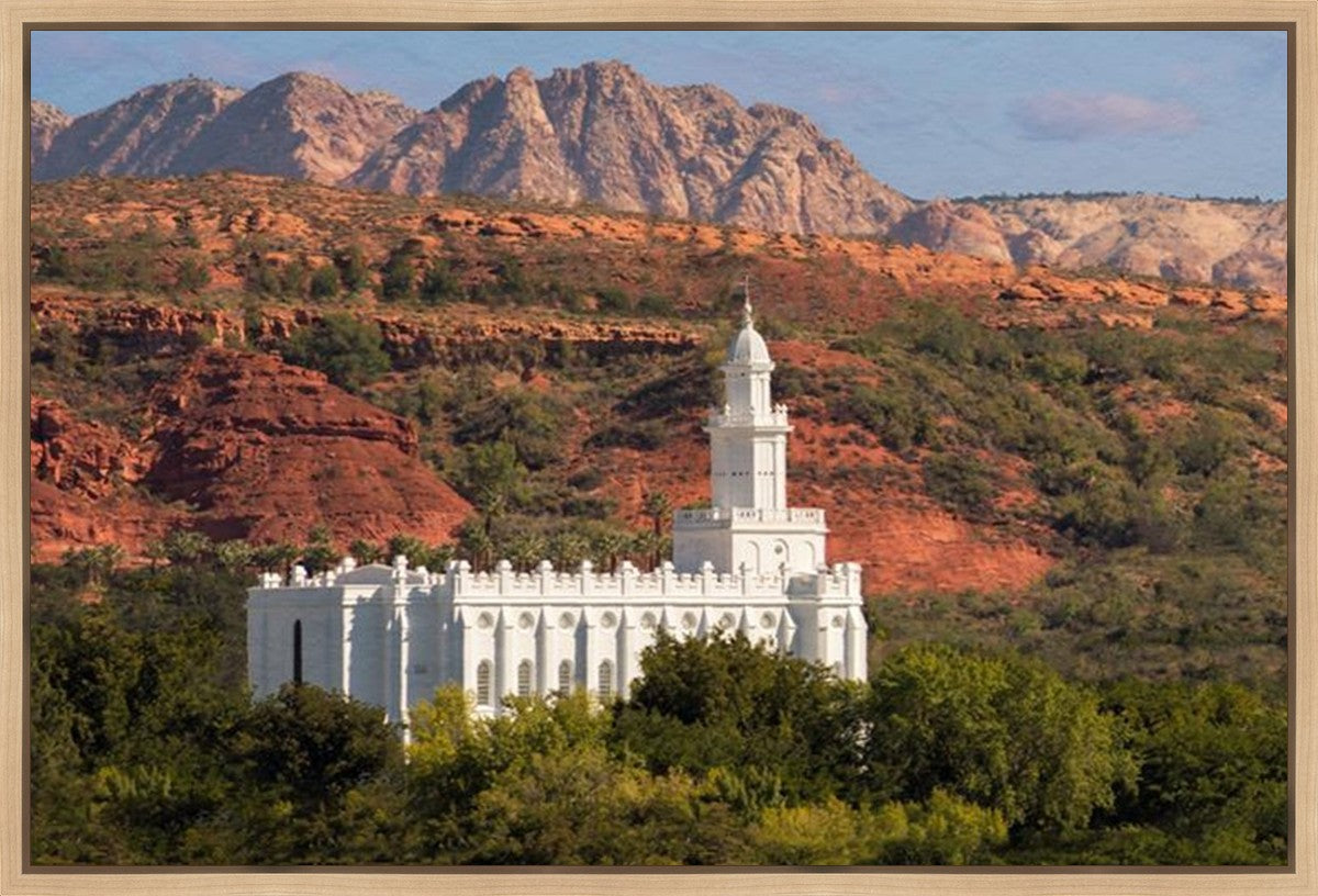 St George Red Cliffs Gallery Wrap