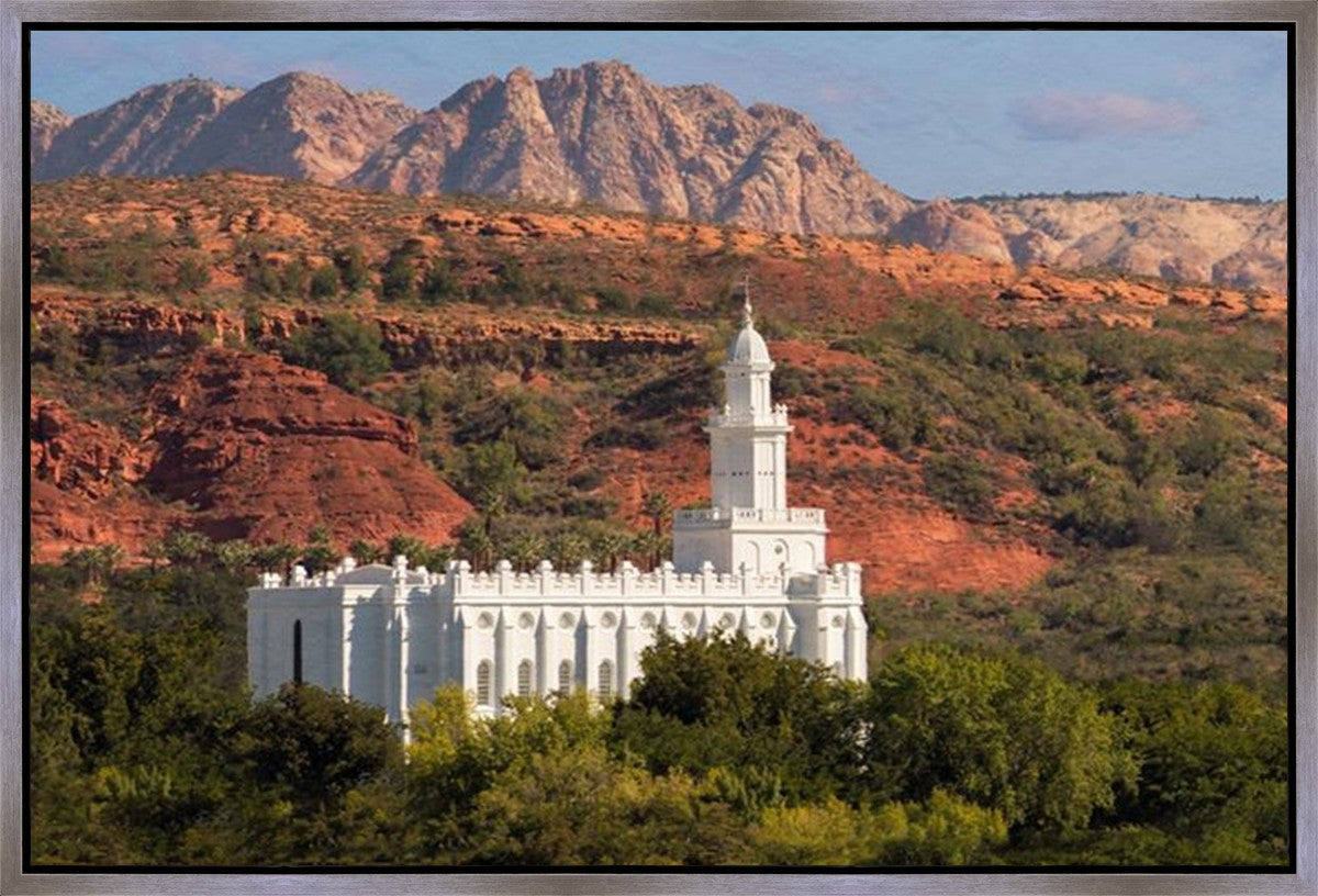 St George Red Cliffs Gallery Wrap