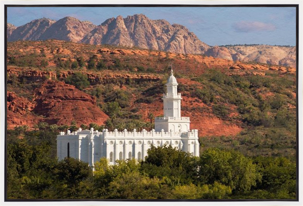 St George Red Cliffs Gallery Wrap