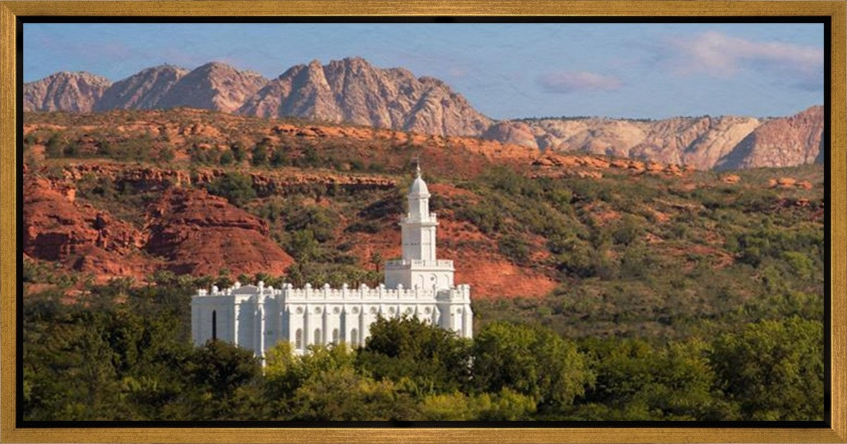 St George Red Cliffs Gallery Wrap