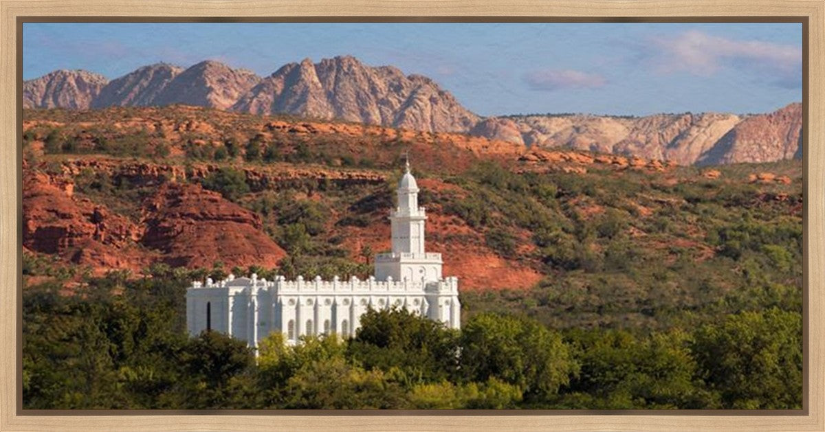 St George Red Cliffs Gallery Wrap