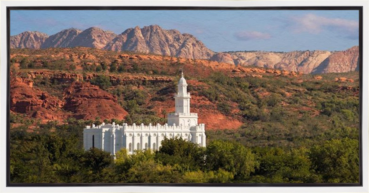 St George Red Cliffs Gallery Wrap