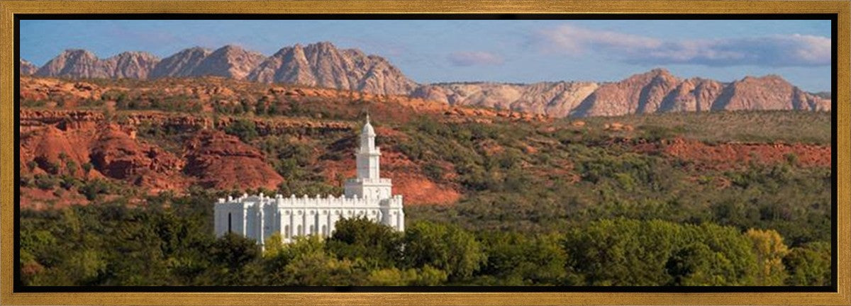 St George Red Cliffs Gallery Wrap