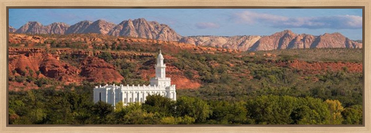 St George Red Cliffs Gallery Wrap