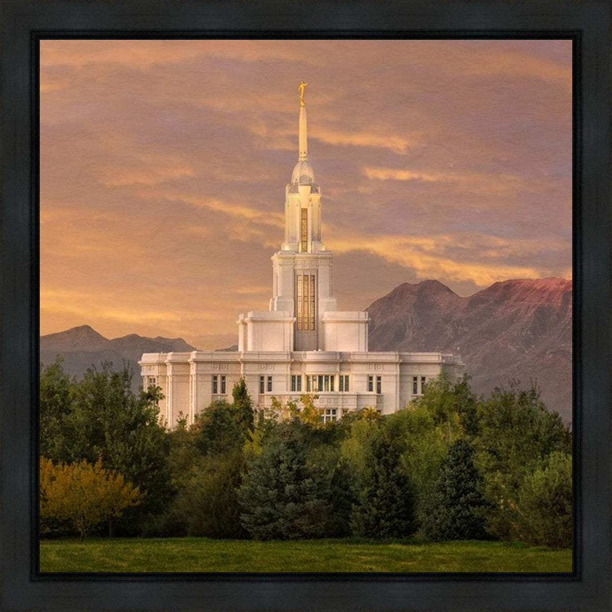 Payson Temple Golden Valley Gallery Wrap