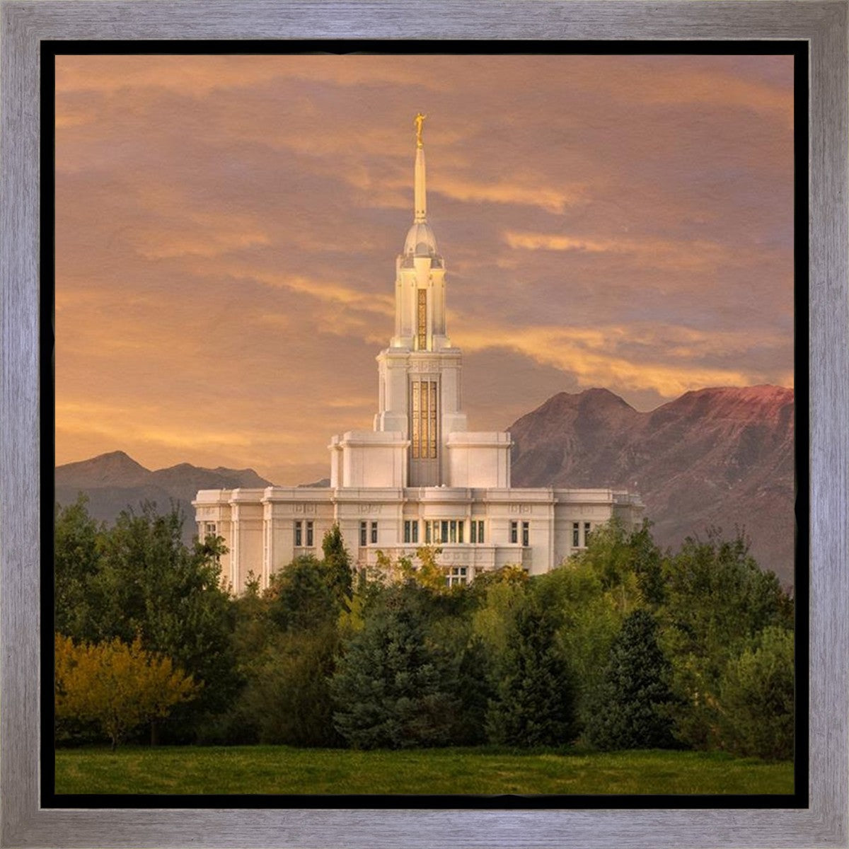 Payson Temple Golden Valley Gallery Wrap
