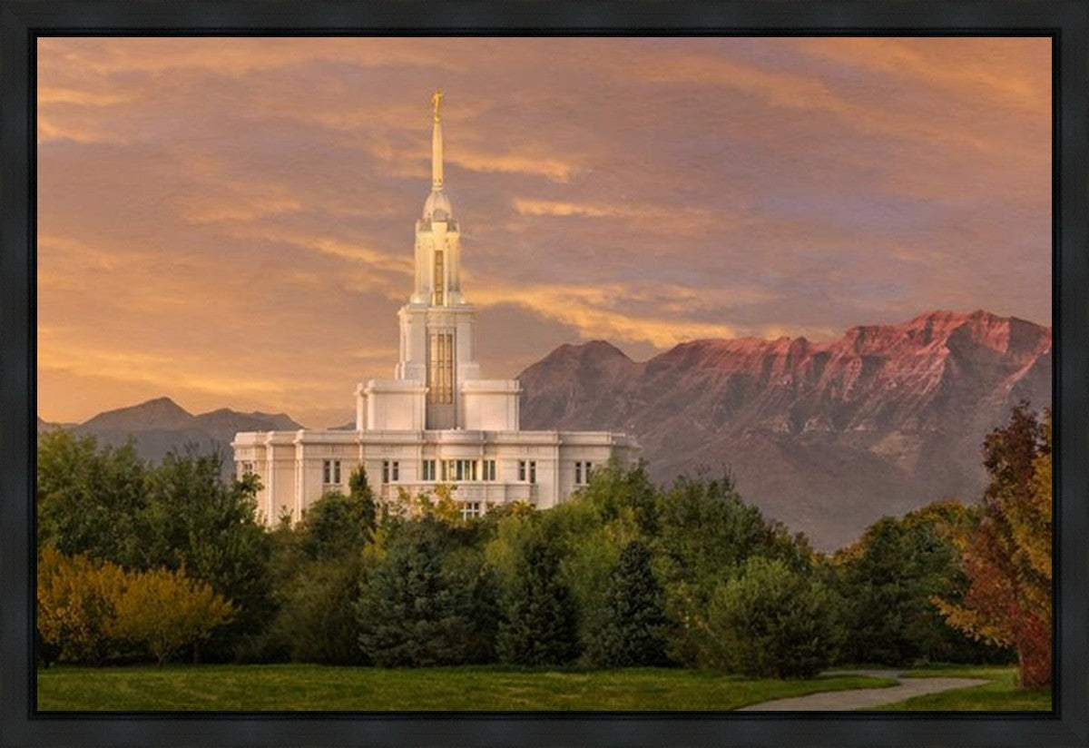 Payson Temple Golden Valley Gallery Wrap