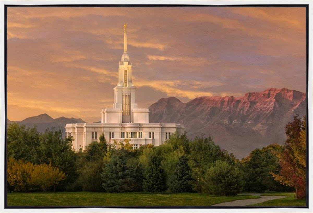 Payson Temple Golden Valley Gallery Wrap