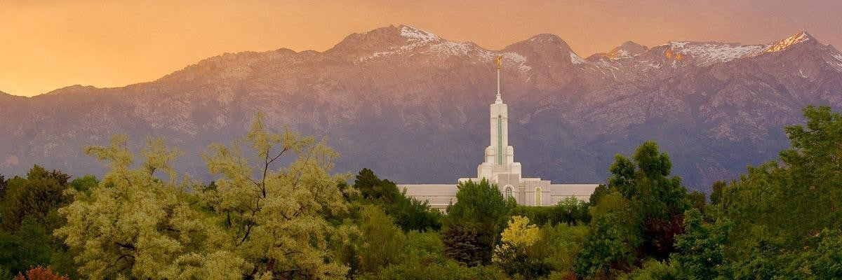 Timpanogos Mountain of the Lord Gallery Wrap