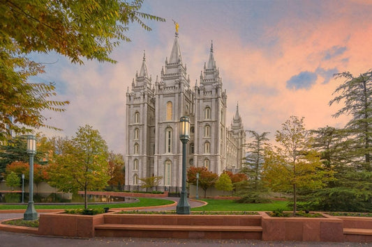 Salt Lake Heavenly Peace Gallery Wrap