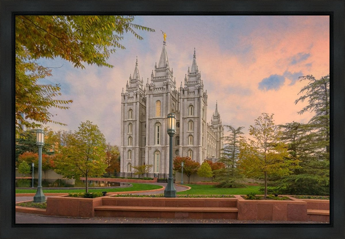 Salt Lake Heavenly Peace Gallery Wrap