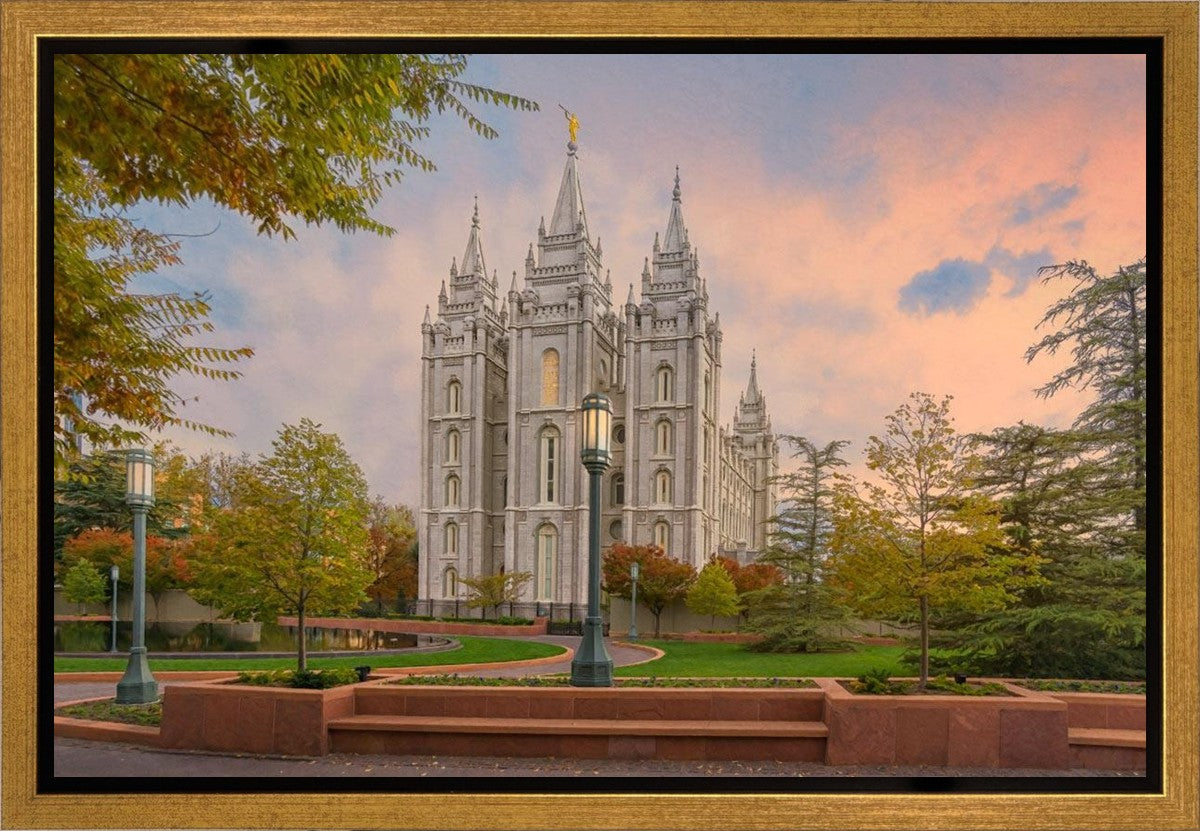 Salt Lake Heavenly Peace Gallery Wrap