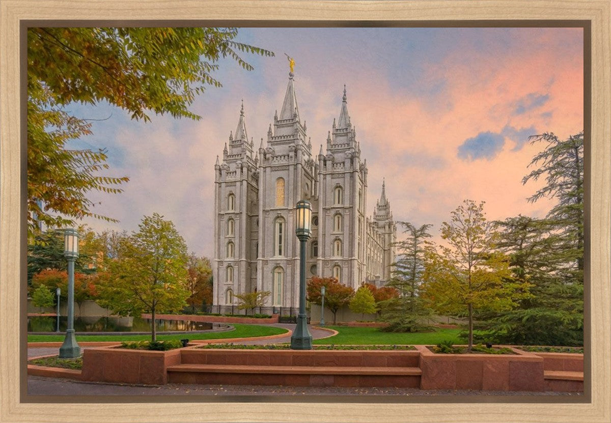 Salt Lake Heavenly Peace Gallery Wrap