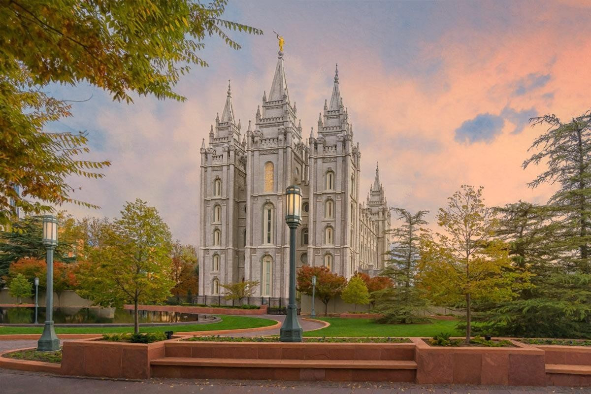 Salt Lake Heavenly Peace Gallery Wrap