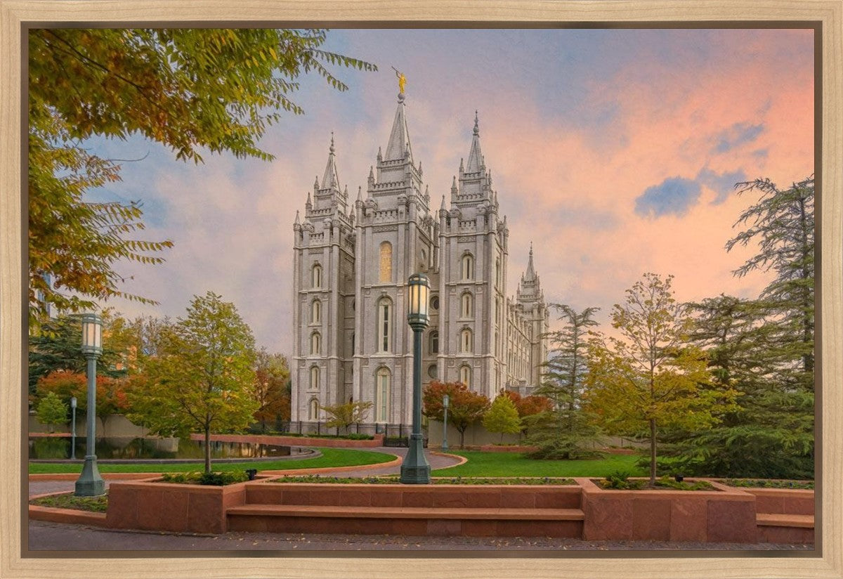 Salt Lake Heavenly Peace Gallery Wrap