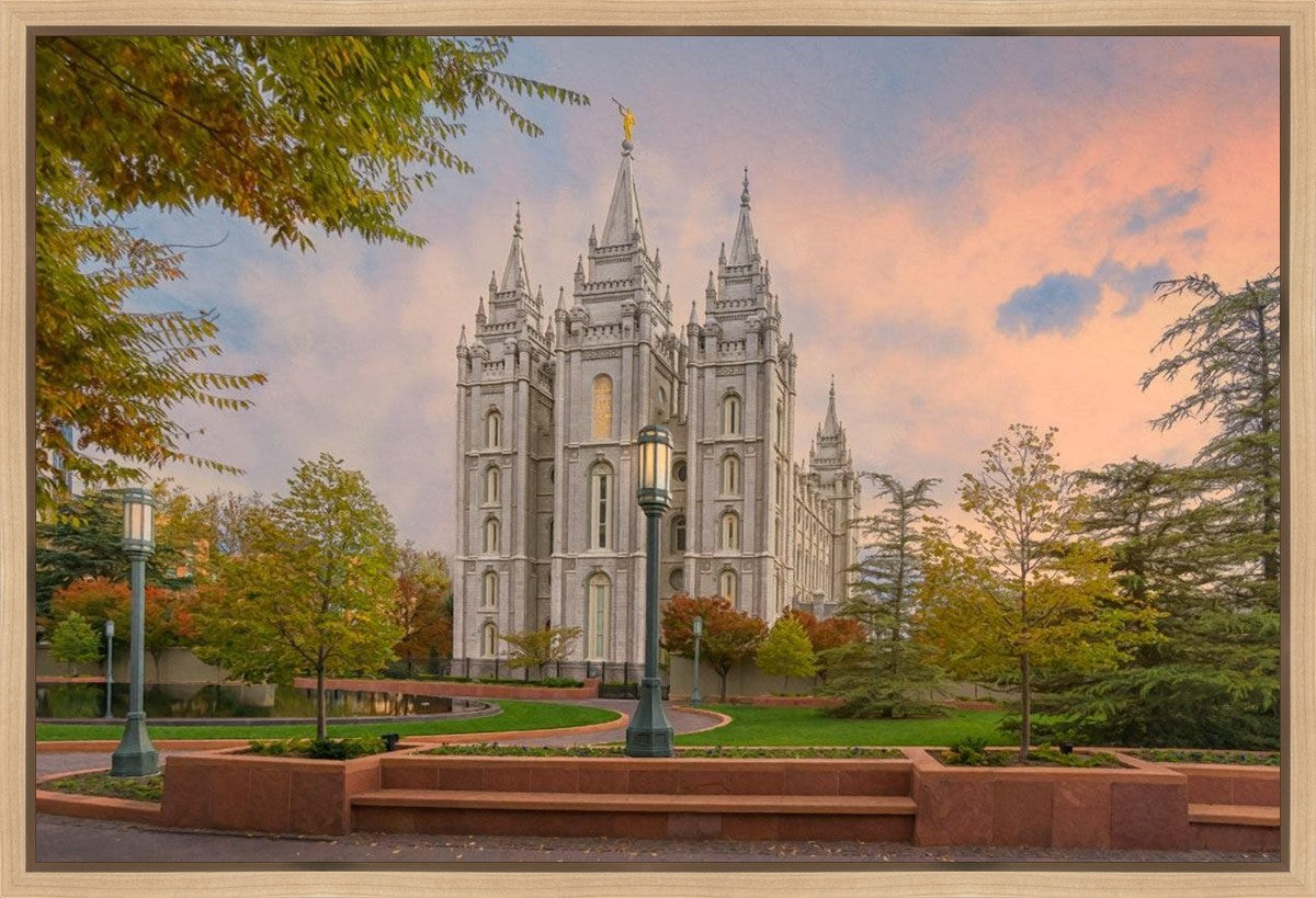 Salt Lake Heavenly Peace Gallery Wrap