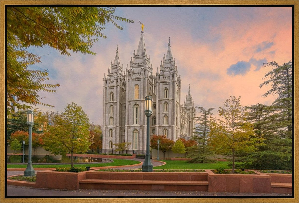 Salt Lake Heavenly Peace Gallery Wrap