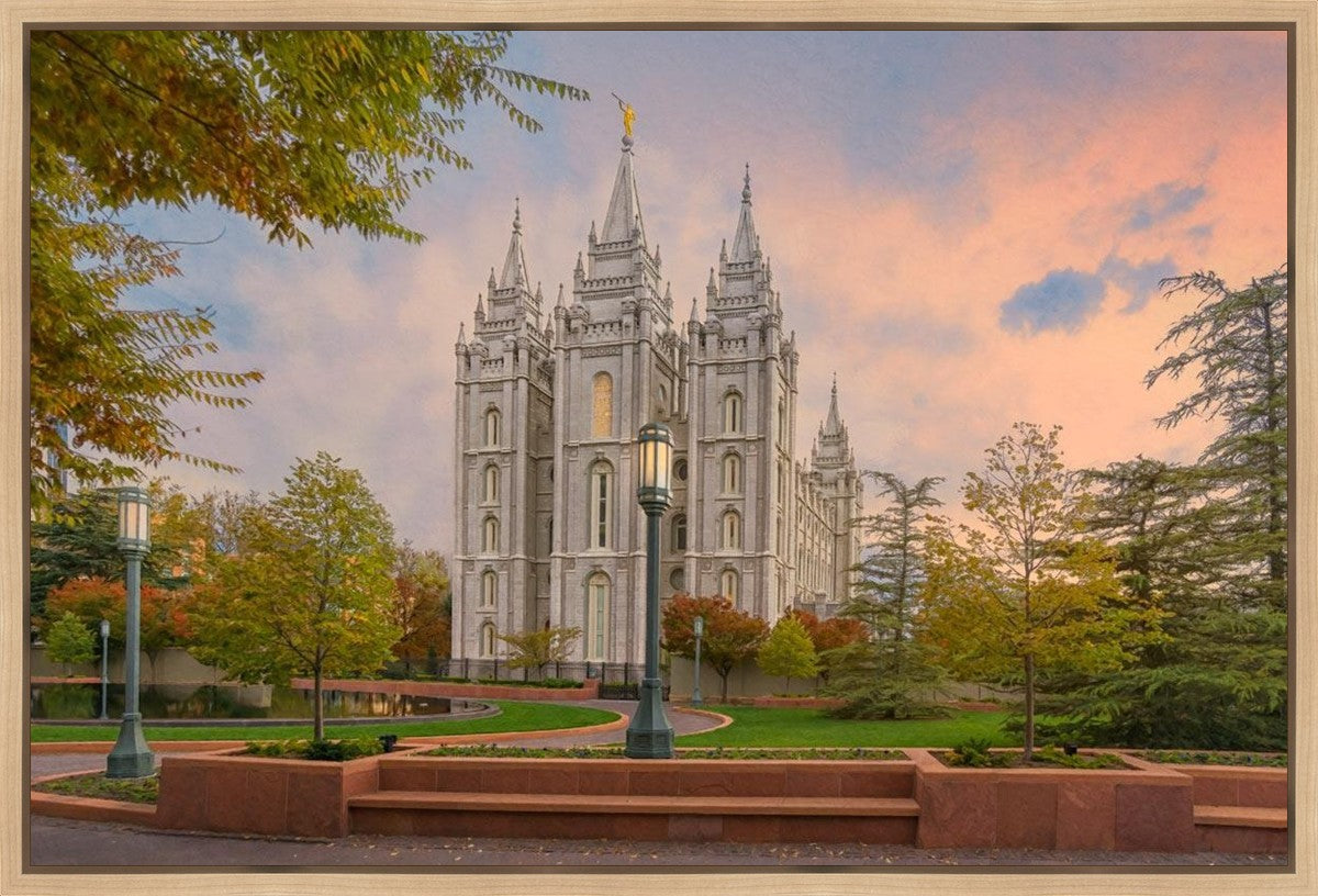 Salt Lake Heavenly Peace Gallery Wrap
