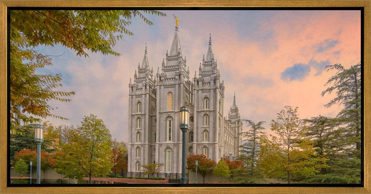 Salt Lake Heavenly Peace Gallery Wrap