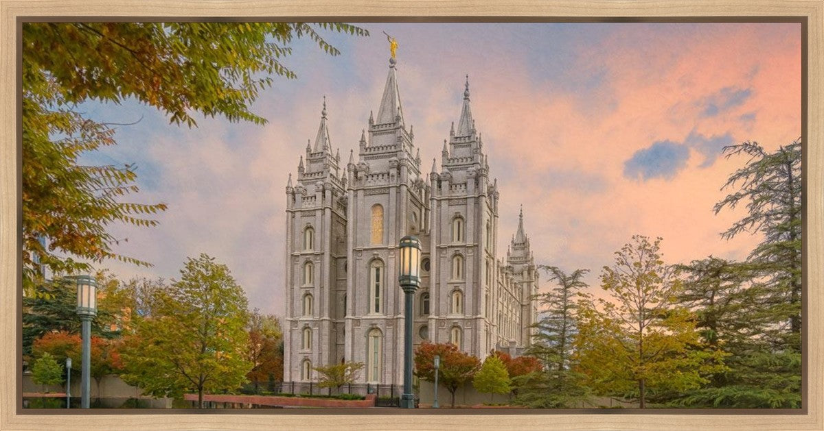 Salt Lake Heavenly Peace Gallery Wrap