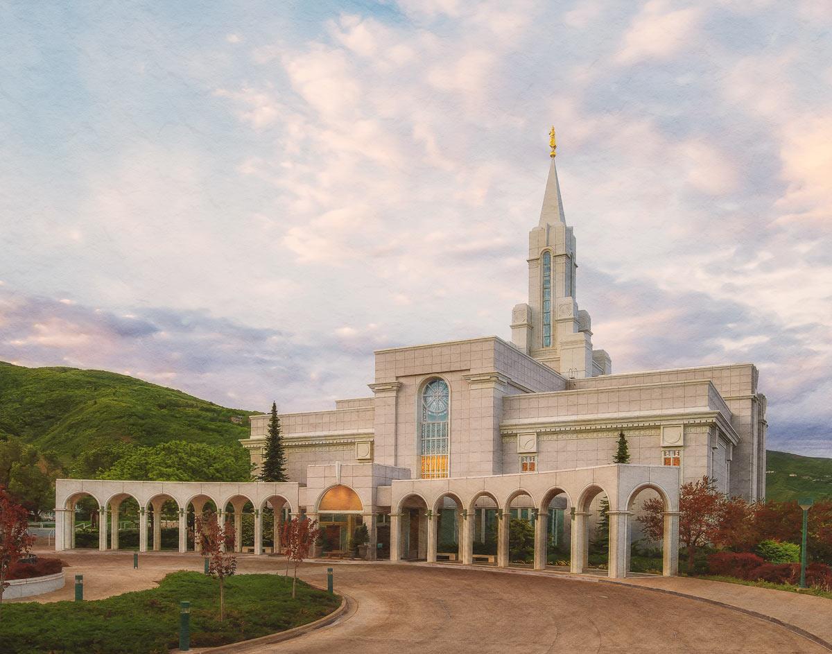 Bountiful Utah Temple Pictures & Art