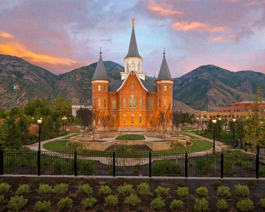 Provo CC Evening Glow Gallery Wrap
