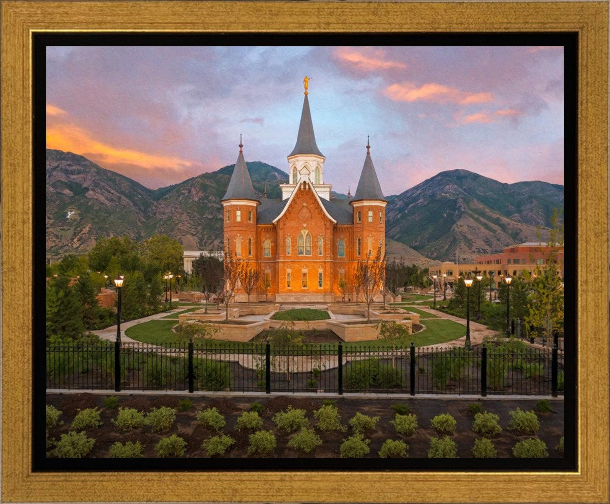 Provo CC Evening Glow Gallery Wrap