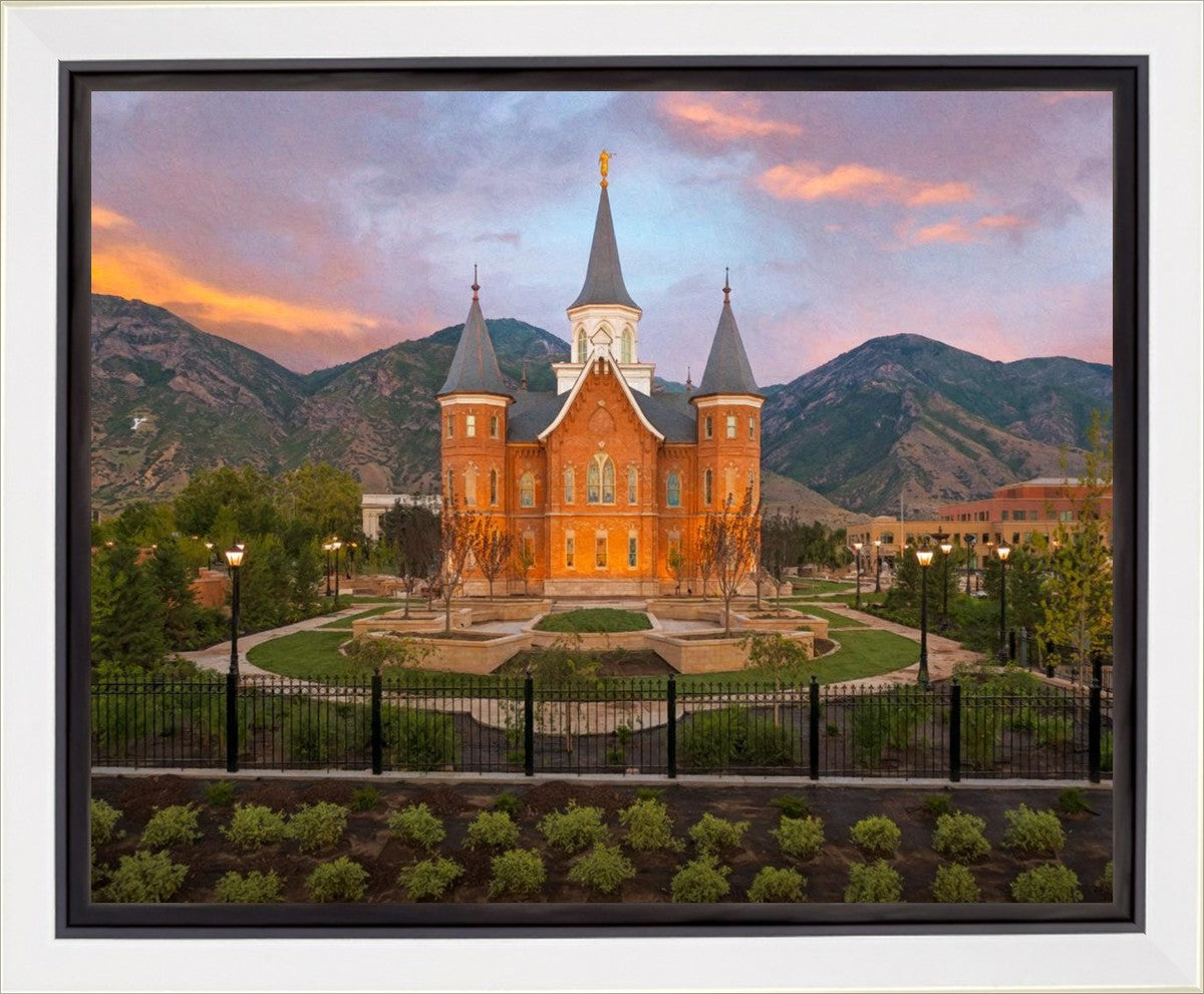 Provo CC Evening Glow Gallery Wrap