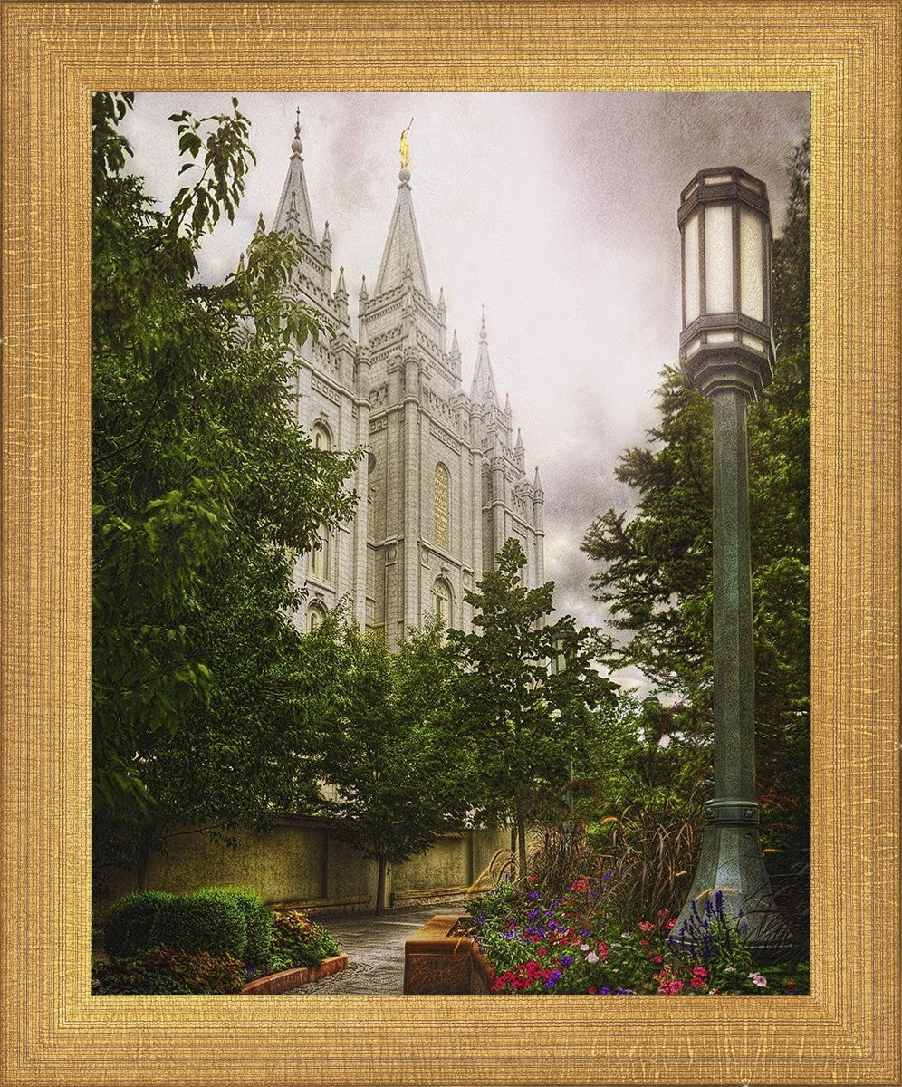 Salt Lake Temple Everglow
