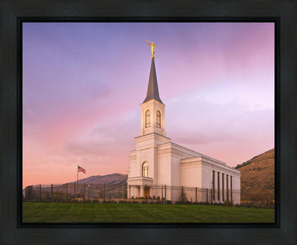 Star Valley Evening Glow Gallery Wrap