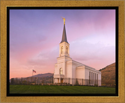 Star Valley Evening Glow Gallery Wrap