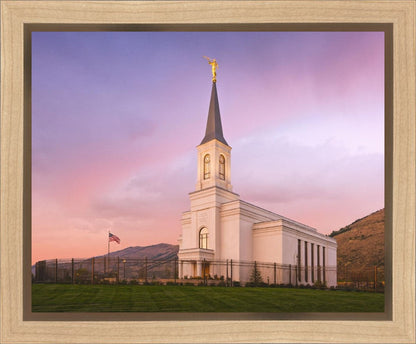 Star Valley Evening Glow Gallery Wrap