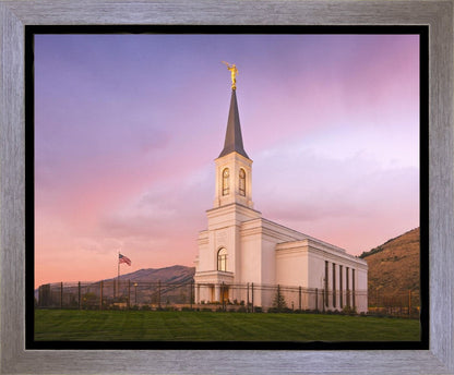 Star Valley Evening Glow Gallery Wrap