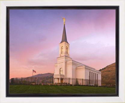 Star Valley Evening Glow Gallery Wrap