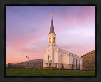 Star Valley Evening Glow Gallery Wrap