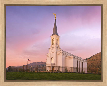 Star Valley Evening Glow Gallery Wrap