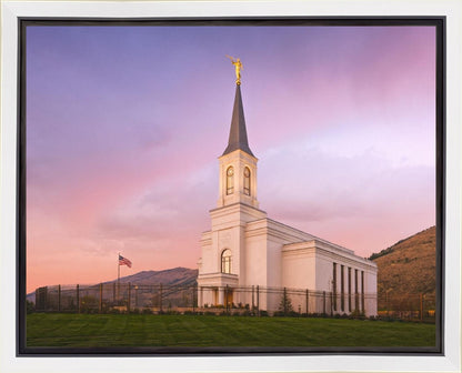 Star Valley Evening Glow Gallery Wrap