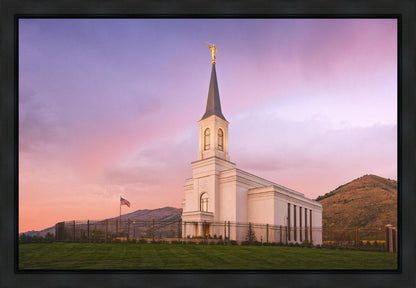 Star Valley Evening Glow Gallery Wrap