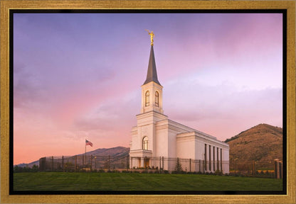 Star Valley Evening Glow Gallery Wrap